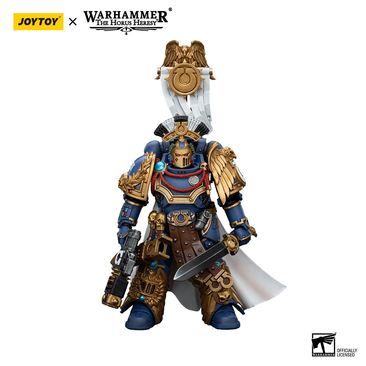 Ultramarines Legion Praetor with Power Sword and Volkite Serpenta - view 14
