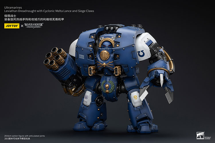 Ultramarines Leviathan Dreadnought with Cyclonic Melta Lance And Siege Claws - main product image