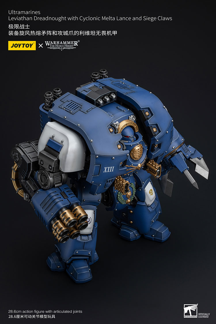 Ultramarines Leviathan Dreadnought with Cyclonic Melta Lance And Siege Claws - view 11