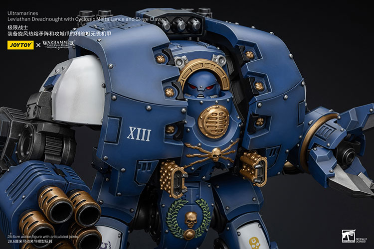 Ultramarines Leviathan Dreadnought with Cyclonic Melta Lance And Siege Claws - view 7